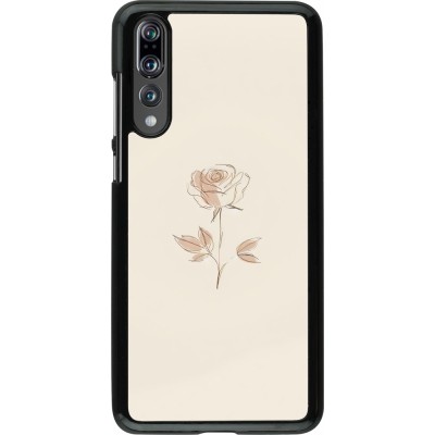 Huawei P20 Pro Case Hülle - Rosa Sand Minimalistisch