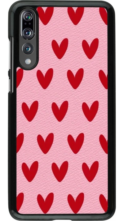 Huawei P20 Pro Case Hülle - Saint Valentines Day 26 Pattern heart