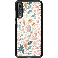 Huawei P20 Pro Case Hülle - Sommer Pink Muster