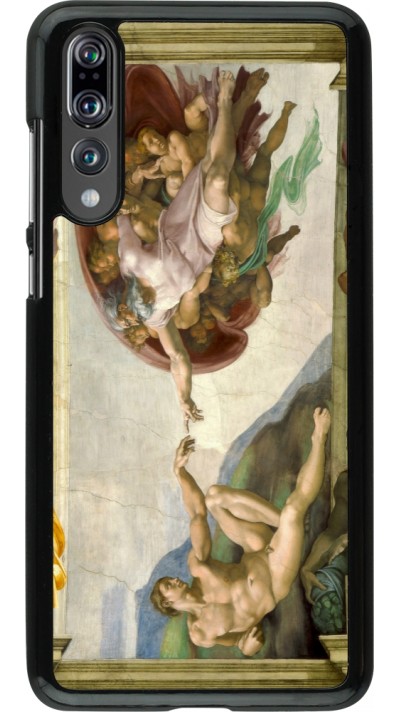 Coque Huawei P20 Pro - Tableau art - La Création d’Adam - Michel-Ange