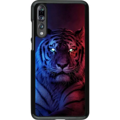 Hülle Huawei P20 Pro - Tiger Blue Red