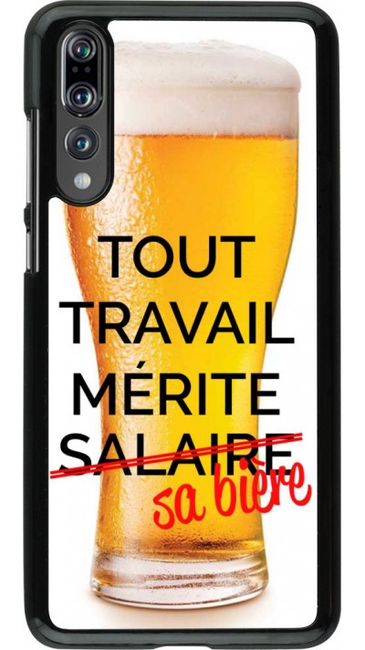 Hülle Huawei P20 Pro - Tout travail mérite sa bière