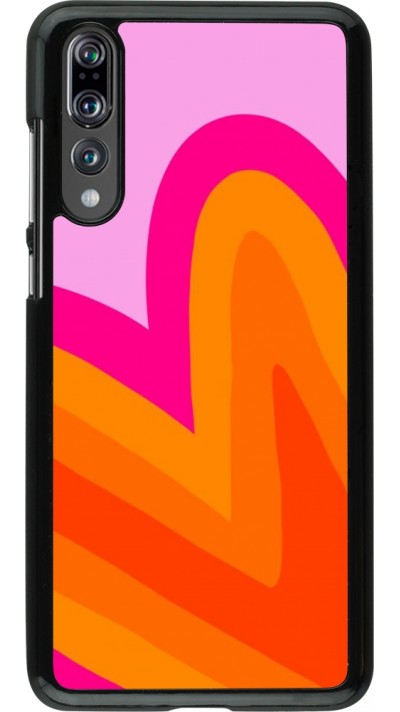 Coque Huawei P20 Pro - Valentine 2024 heart gradient Coque Huawei P20 Pro - Valentine 2024 heart gradient
