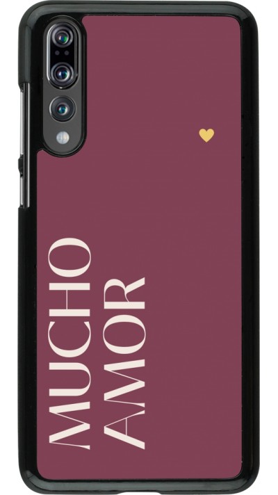 Coque Huawei P20 Pro - Valentine 2024 mucho amor rosado Coque Huawei P20 Pro - Valentine 2024 mucho amor rosado