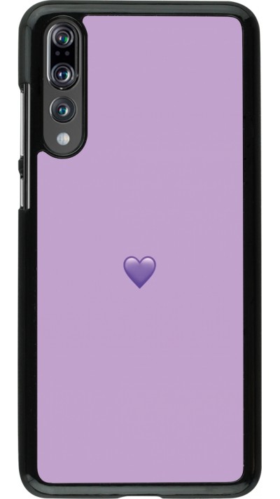 Coque Huawei P20 Pro - Valentine 2023 purpule single heart Coque Huawei P20 Pro - Valentine 2023 purpule single heart