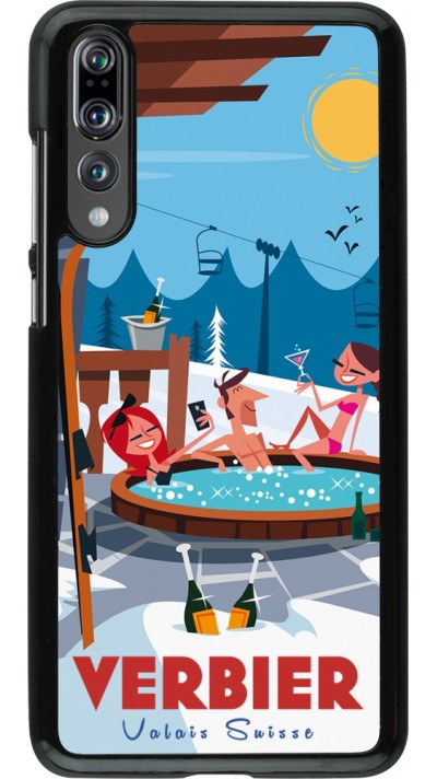 Coque Huawei P20 Pro - Verbier Mountain Jacuzzi Coque Huawei P20 Pro - Verbier Mountain Jacuzzi