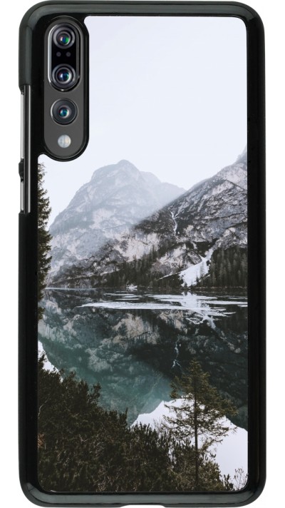 Coque Huawei P20 Pro - Winter 22 snowy mountain and lake Coque Huawei P20 Pro - Winter 22 snowy mountain and lake