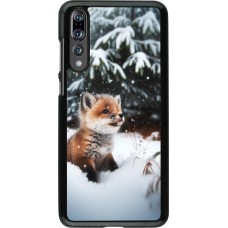 Huawei P20 Pro Case Hülle - Weihnachten 2023 Fuechslein Tanne