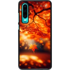 Huawei P30 Case Hülle - Herbst Magisch Orange