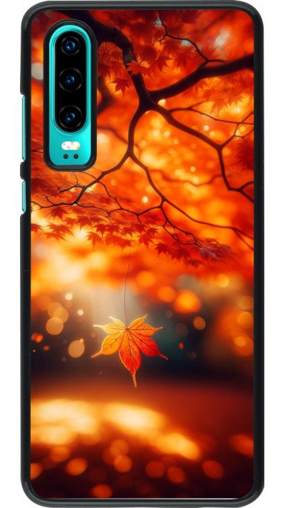 Huawei P30 Case Hülle - Herbst Magisch Orange
