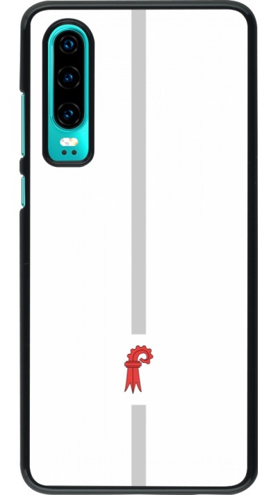 Huawei P30 Case Hülle - Kanton BL weiss