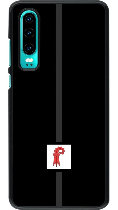 Huawei P30 Case Hülle - Kanton BL schwarz