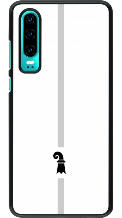 Huawei P30 Case Hülle - Kanton BS weiss