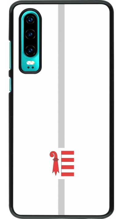 Huawei P30 Case Hülle - Kanton JU weiss