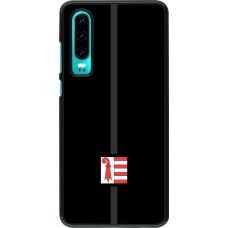 Huawei P30 Case Hülle - Kanton JU schwarz