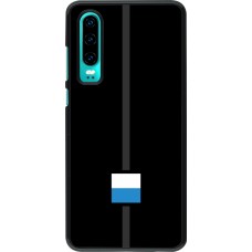 Huawei P30 Case Hülle - Kanton LU schwarz