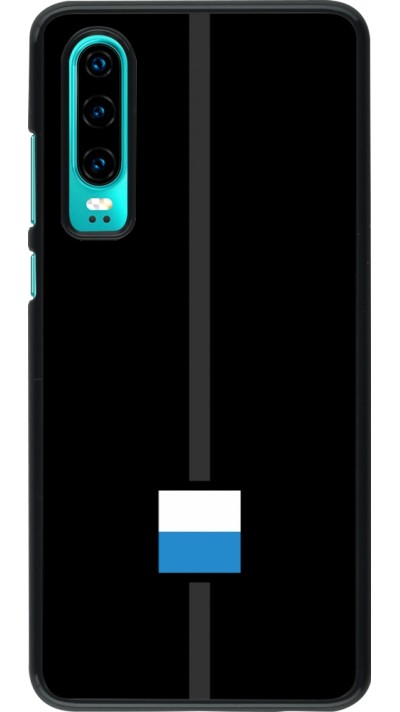 Huawei P30 Case Hülle - Kanton LU schwarz