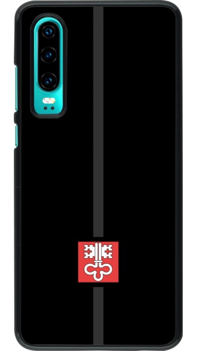 Huawei P30 Case Hülle - Kanton NW schwarz
