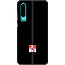 Huawei P30 Case Hülle - Kanton OW schwarz