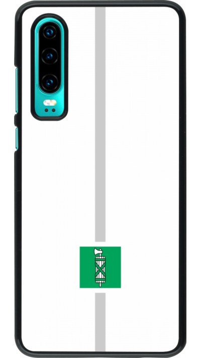 Huawei P30 Case Hülle - Kanton SG weiss