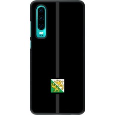 Huawei P30 Case Hülle - Kanton TG schwarz