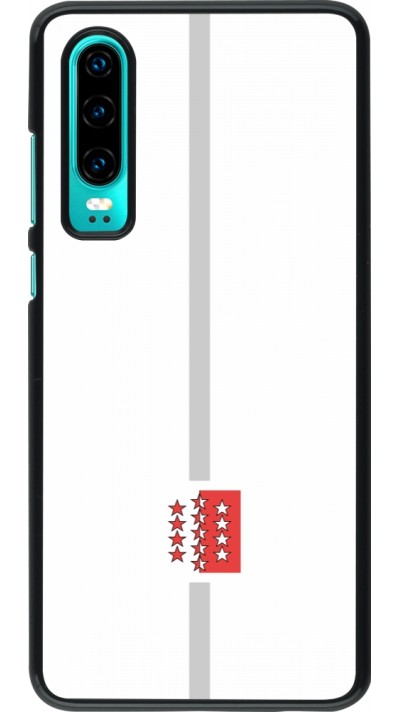 Huawei P30 Case Hülle - Kanton VS weiss