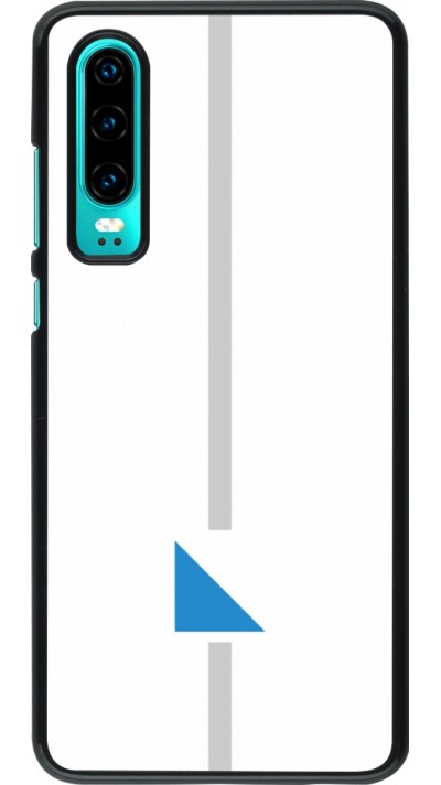 Huawei P30 Case Hülle - Kanton ZH weiss