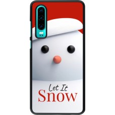 Huawei P30 Case Hülle - Christmas 25 Xmas Snowman