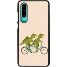 Huawei P30 Case Hülle - Dinosaurs on bikes 2026