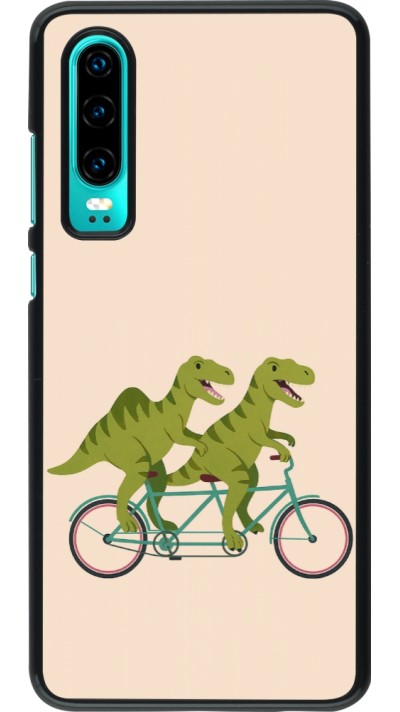 Huawei P30 Case Hülle - Dinosaurs on bikes 2026