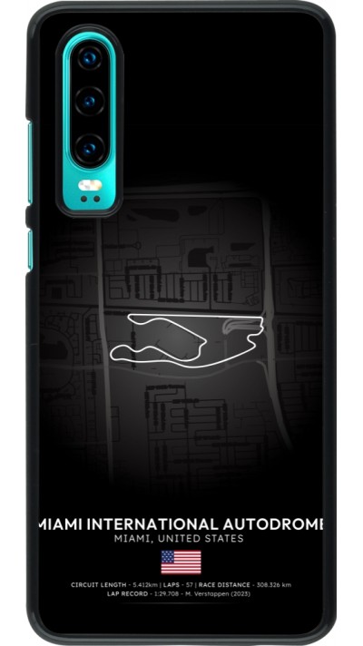 Huawei P30 Case Hülle - F1 Track 2025 Miami
