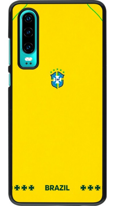 Huawei P30 Case Hülle - Brasilien 2026 personalisierbares Fussballtrikot