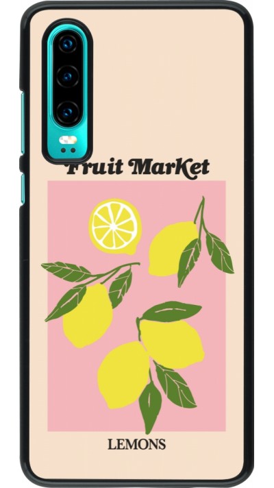 Huawei P30 Case Hülle - Fruit market lemons 2026