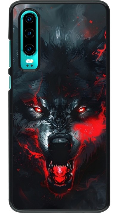Coque Huawei P30 - Halloween 2024 mad werewolf