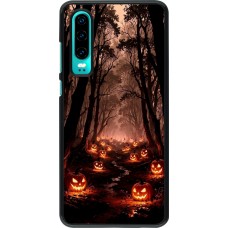 Coque Huawei P30 - Halloween 2025 Road of Terrifying Pumpkins