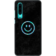 Huawei P30 Case Hülle - Happy smiley irisirt