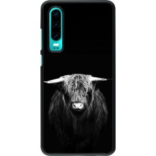 Huawei P30 Case Hülle - Highland calf black