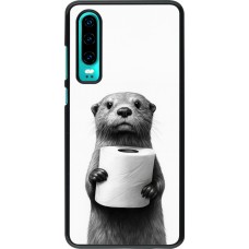 Huawei P30 Case Hülle - Otter Toilettenpapier