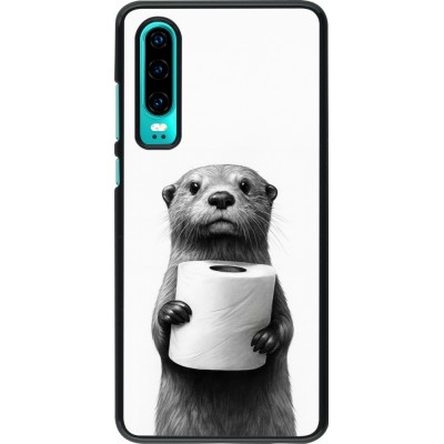Huawei P30 Case Hülle - Otter Toilettenpapier