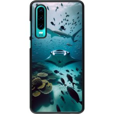 Huawei P30 Case Hülle - Manta Lagune Reinigung