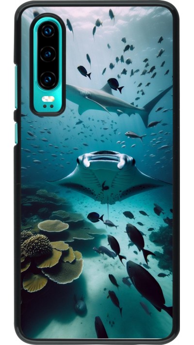 Huawei P30 Case Hülle - Manta Lagune Reinigung