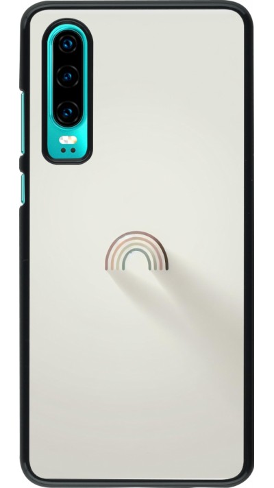 Huawei P30 Case Hülle - Mini Regenbogen Minimal