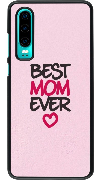 Huawei P30 Case Hülle - Mom 2023 best Mom ever pink