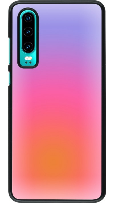 Huawei P30 Case Hülle - Orange Pink Blue Gradient