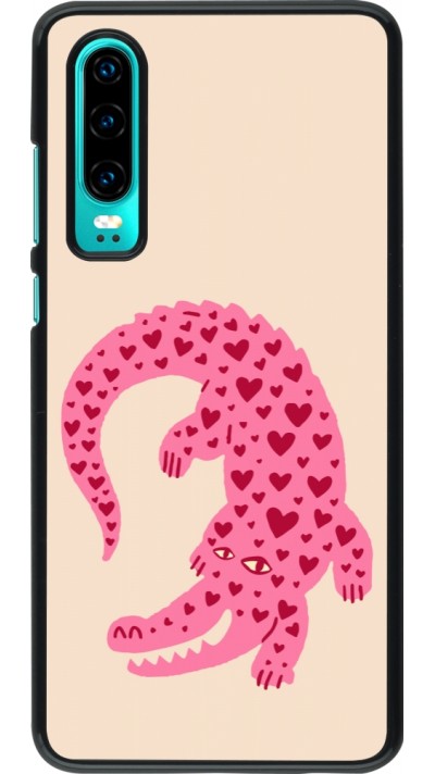 Huawei P30 Case Hülle - Pink crocodile 2026