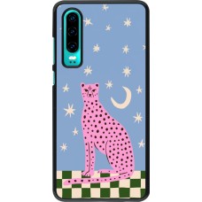 Huawei P30 Case Hülle - Pink leopard with stars 2026