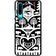 Huawei P30 Case Hülle - Poya Schweiz 2 schwarz