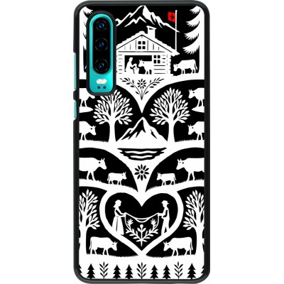 Huawei P30 Case Hülle - Poya Schweiz 2 schwarz