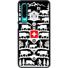 Huawei P30 Case Hülle - Poya Schweiz 3 schwarz