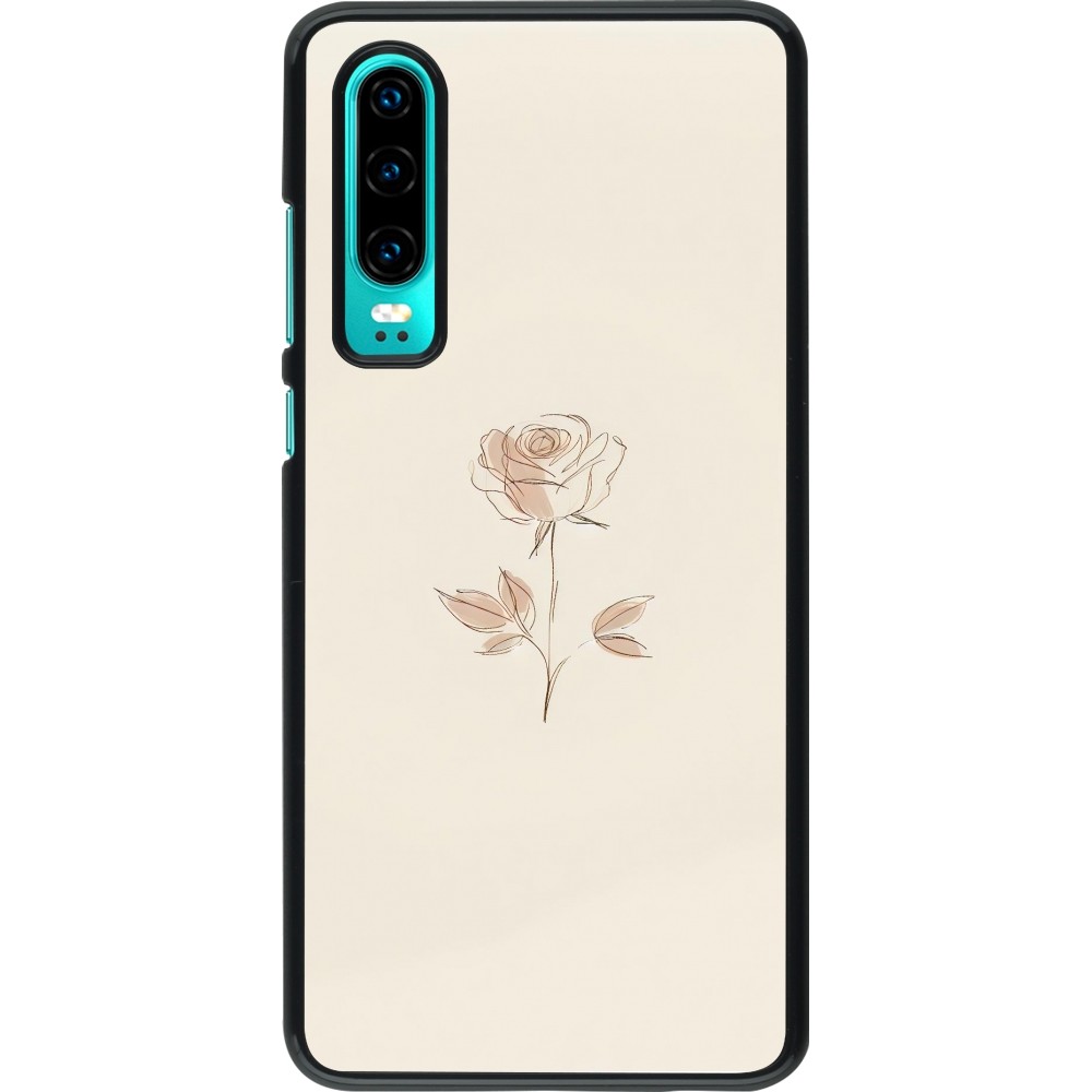 Huawei P30 Case Hülle - Rosa Sand Minimalistisch